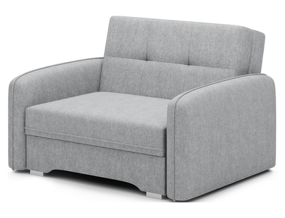 Laine Condo Style 1 Seater Storage Sleeper Sofa - Light Grey