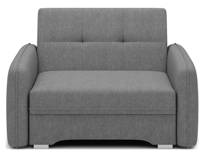 Laine Condo Style 1 Seater Storage Sleeper Sofa - Medium Grey