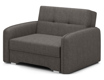 Laine Condo Style 1 Seater Storage Sleeper Sofa - Dark Grey