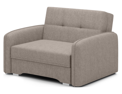Laine Condo Style 1 Seater Storage Sleeper Sofa - Beige