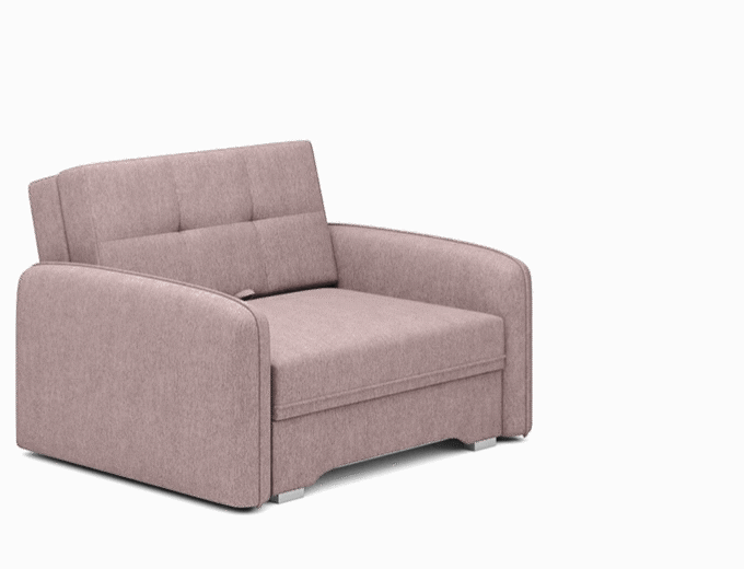 Laine Condo Style 1 Seater Storage Sleeper Sofa - Blush