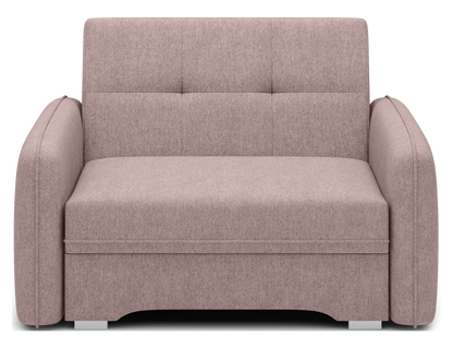 Laine Condo Style 1 Seater Storage Sleeper Sofa - Blush