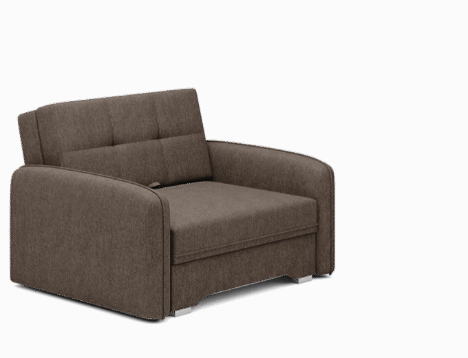 Laine Condo Style 1 Seater Storage Sleeper Sofa - Brown
