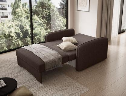 Laine Condo Style 1 Seater Storage Sleeper Sofa - Brown