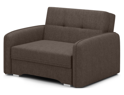 Laine Condo Style 1 Seater Storage Sleeper Sofa - Brown