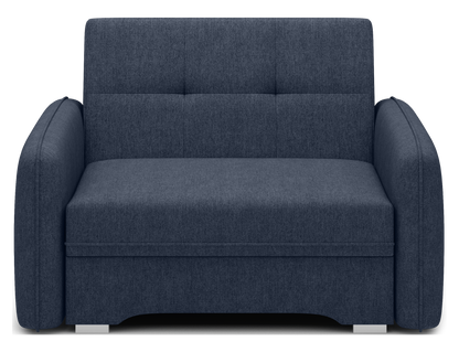 Laine Condo Style 1 Seater Storage Sleeper Sofa - Navy Blue