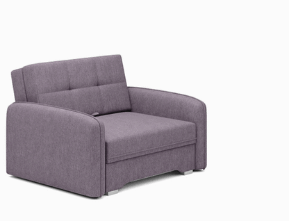 Laine Condo Style 1 Seater Storage Sleeper Sofa - Plum Purple