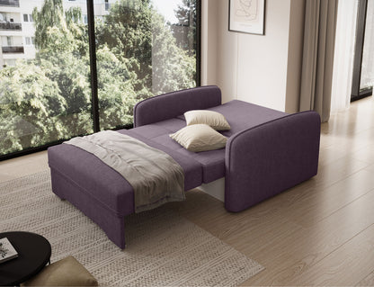 Laine Condo Style 1 Seater Storage Sleeper Sofa - Plum Purple