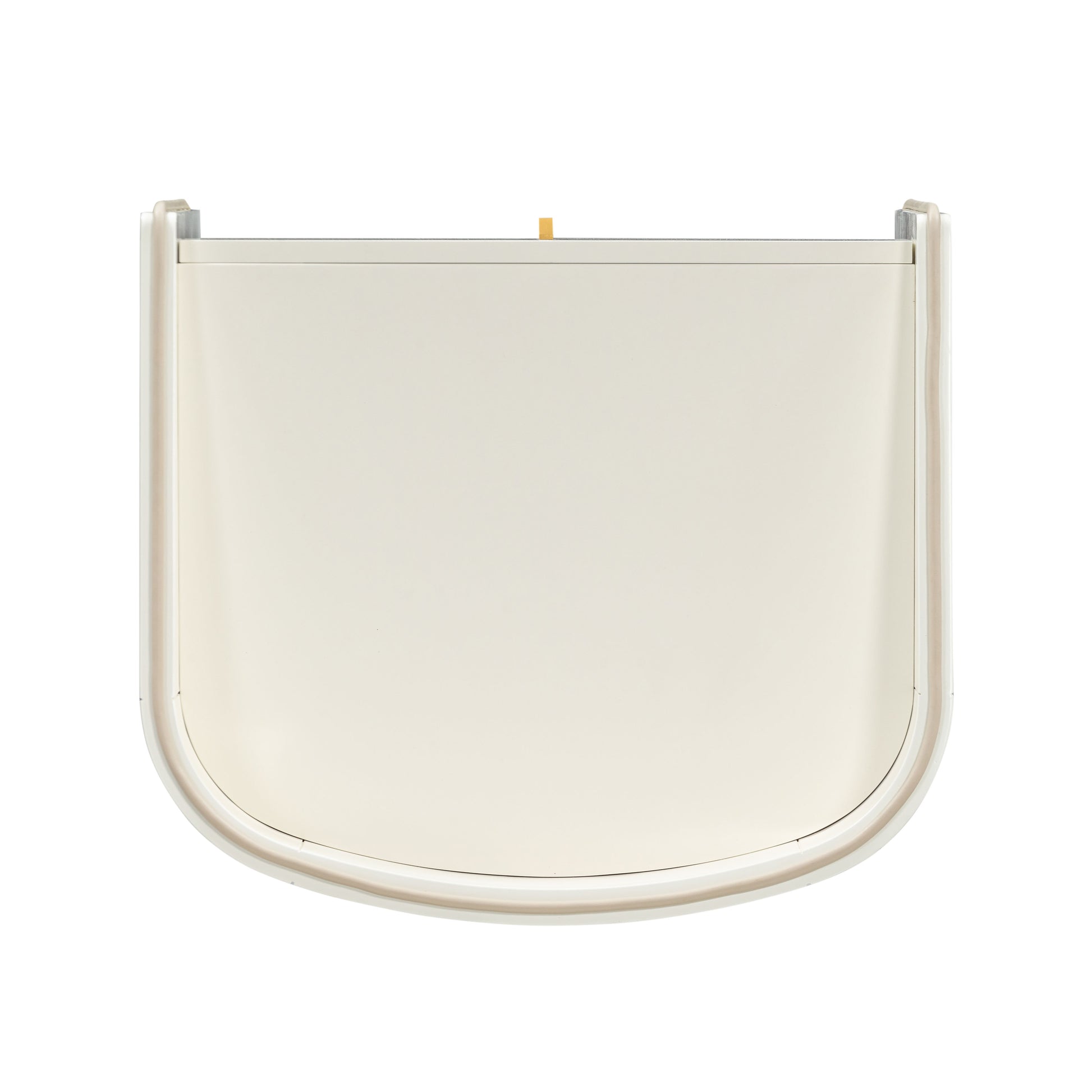 ReForm Creative Home-Cove 22" Lacquer Storage Drawer Nightstand-Cream & Black