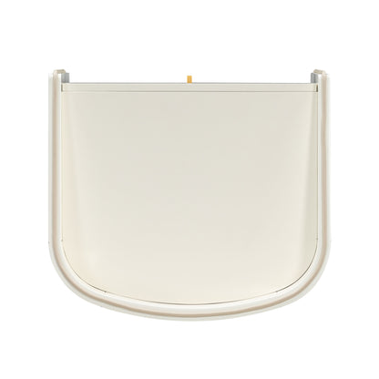 ReForm Creative Home-Cove 22" Lacquer Storage Drawer Nightstand-Cream & Black