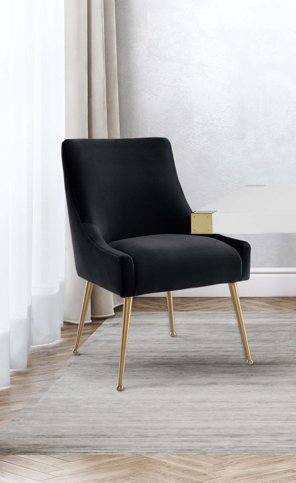 Baillet Luxe Performance Velvet Dining Chair - Multiple Colors