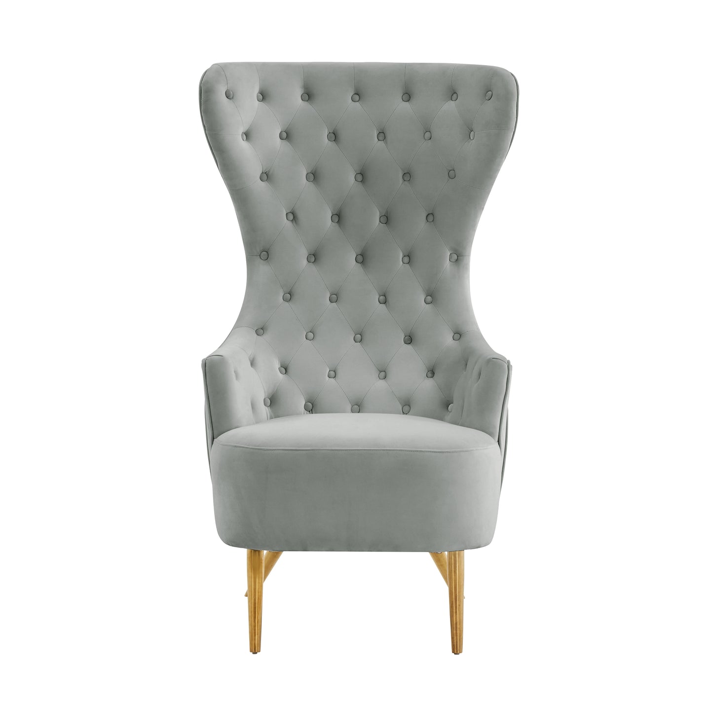 Sinaia Tufted Velvet Wingback Accent Chair - Multiple Color Options