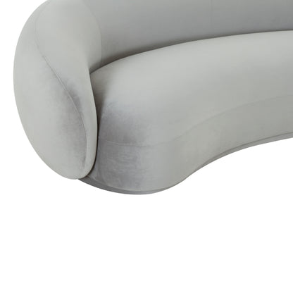 ReForm Creative Home-Mia Luxury Performance Grade Velvet Sofa-Cream/Grey/Mustard/Green/Brown