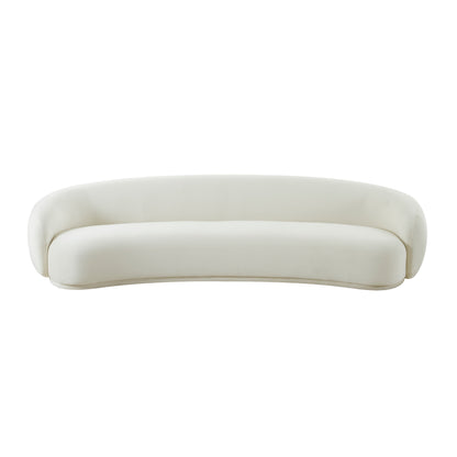ReForm Creative Home-Mia Luxury Performance Grade Velvet Sofa-Cream/Grey/Mustard/Green/Brown