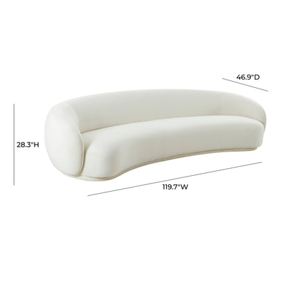 ReForm Creative Home-Mia Luxury Performance Grade Velvet Sofa-Cream/Grey/Mustard/Green/Brown