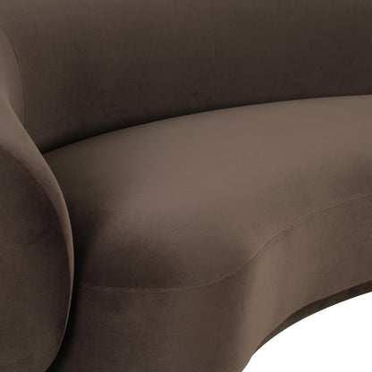 ReForm Creative Home-Mia Luxury Performance Grade Velvet Sofa-Cream/Grey/Mustard/Green/Brown