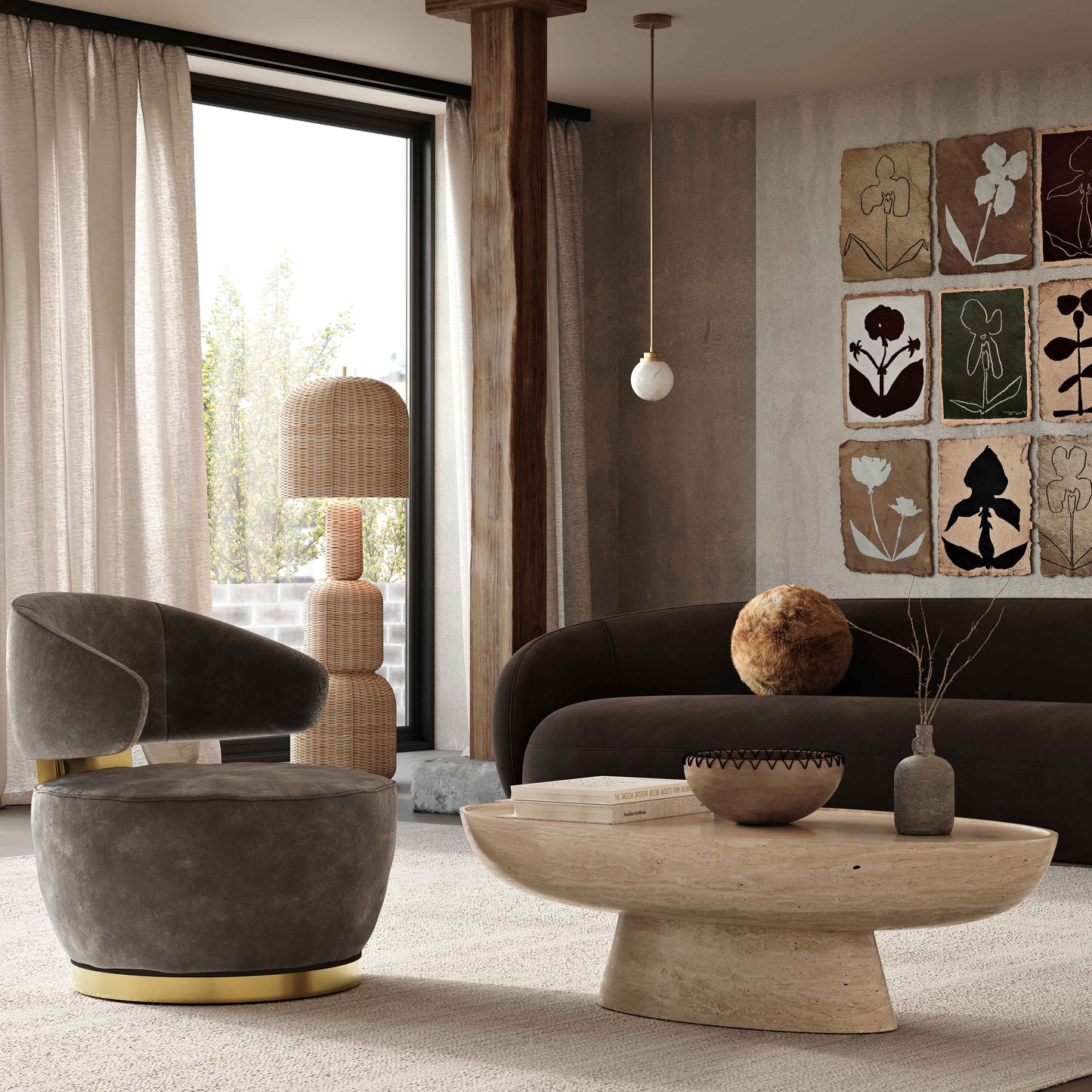 ReForm Creative Home-Mia Luxury Performance Grade Velvet Sofa-Cream/Grey/Mustard/Green/Brown