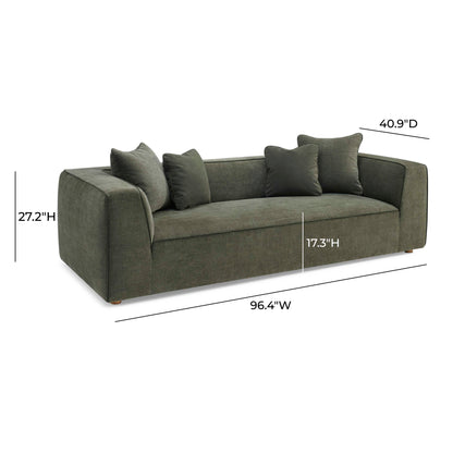 Jett 96" Upcycled Performance Grade Sofa - Multiple Colors Available