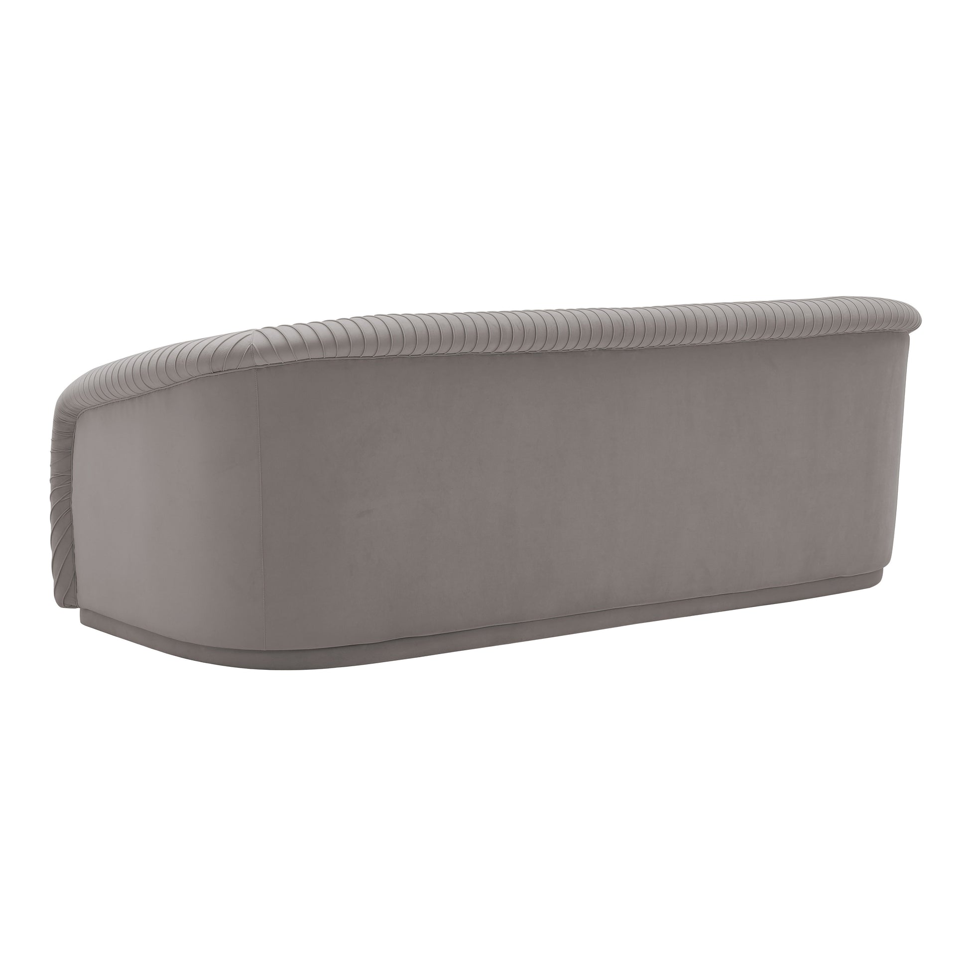 ReForm Creative Home-Luxury Pleated Velvet Sofa. Performance-Durable