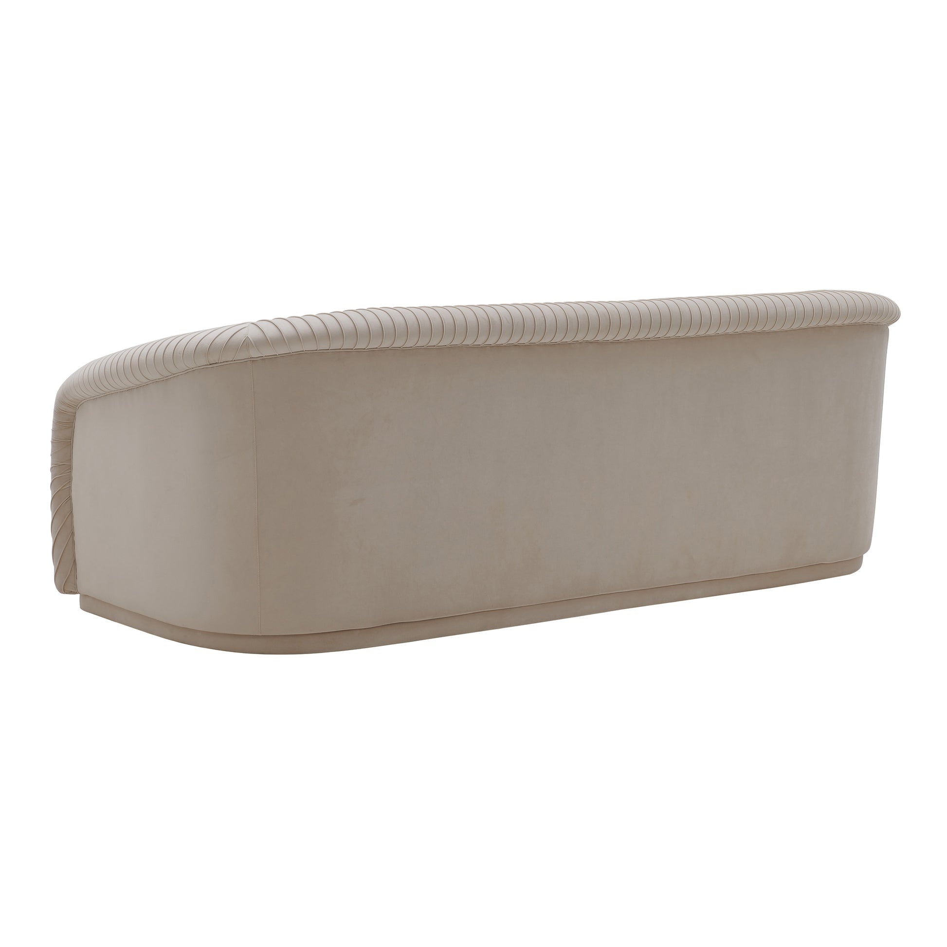 ReForm Creative Home-Luxury Pleated Velvet Sofa. Performance-Durable