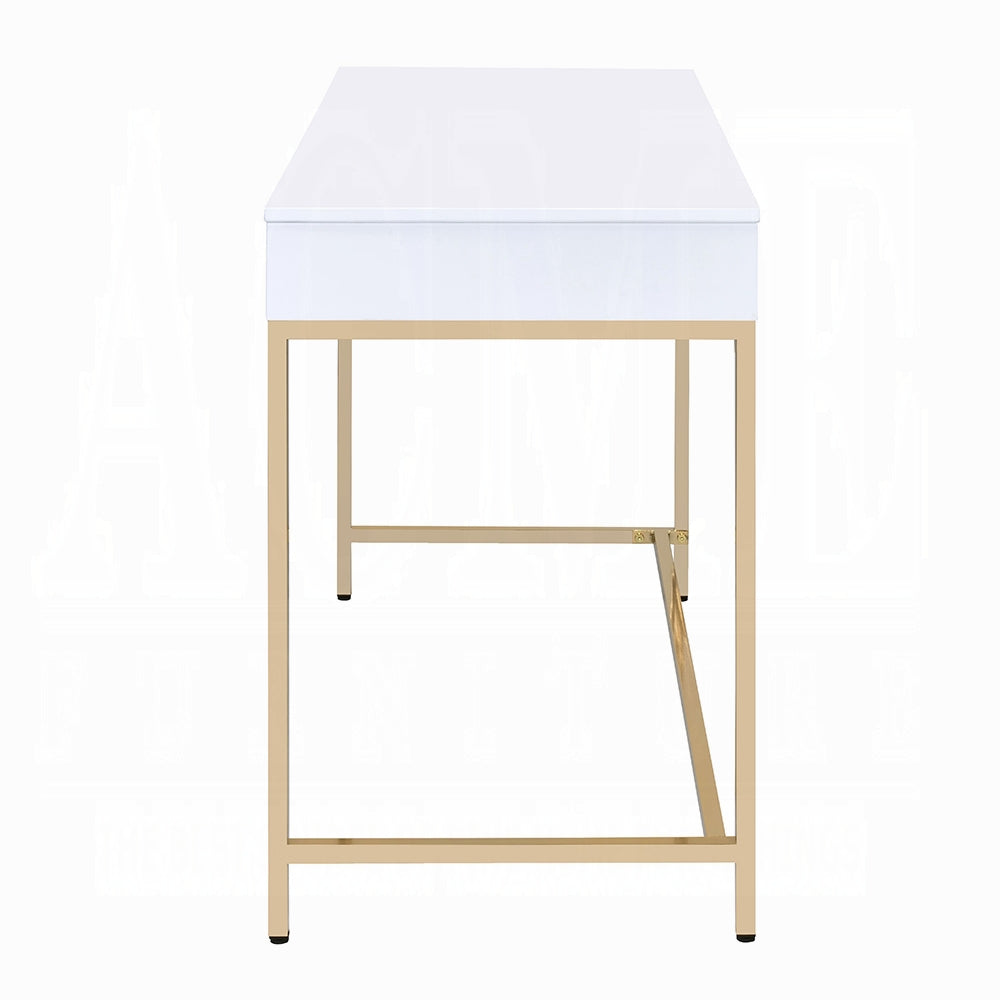 ReForm Creative Home Ablon Elegant High Gloss Multi-Purpose Desk - Multiple Colors Available-Free Delivery-USA & CANADA