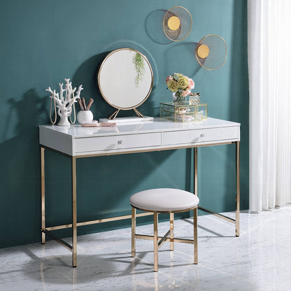 ReForm Creative Home Ablon Elegant High Gloss Multi-Purpose Desk - Multiple Colors Available-Free Delivery-USA & CANADA