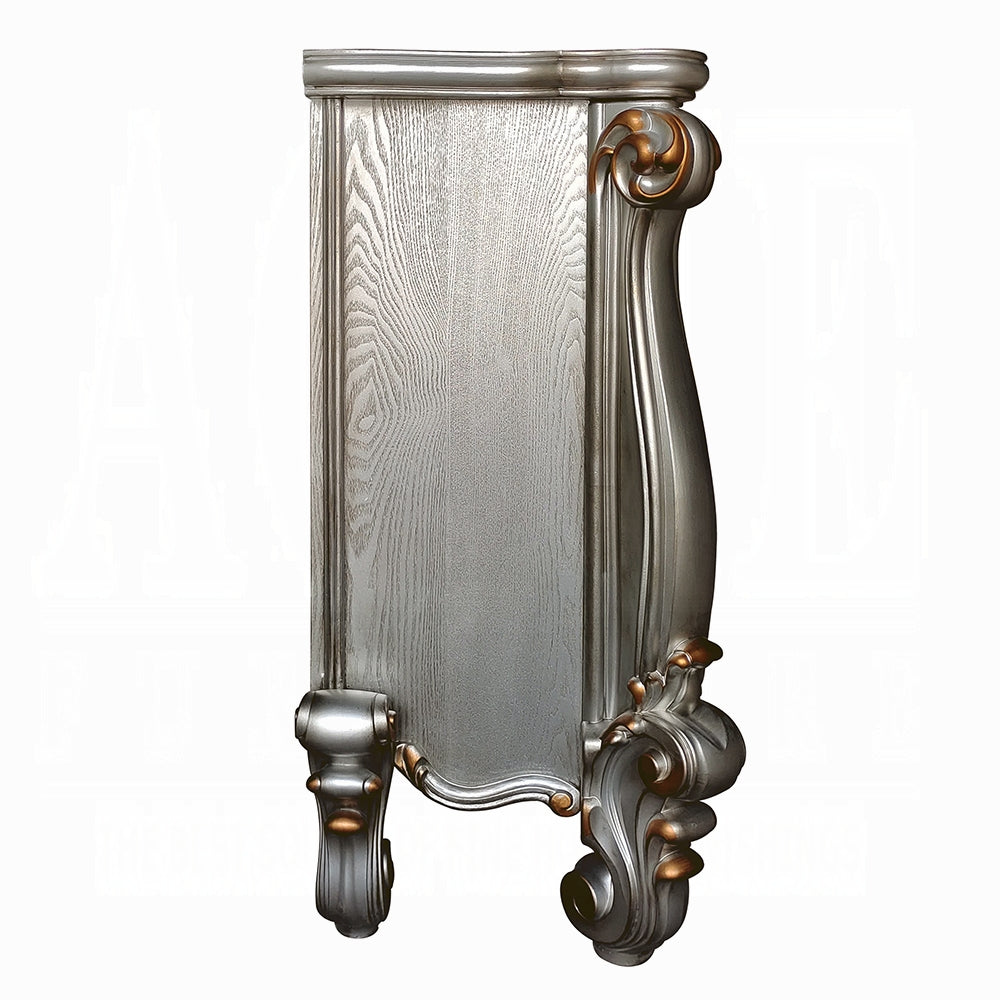 Gilded Antique Luxury Fireplace - Platinum