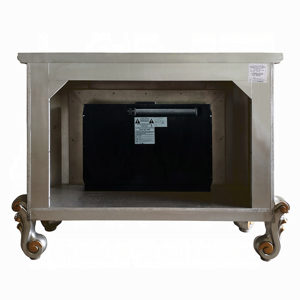 Gilded Antique Luxury Fireplace - Platinum