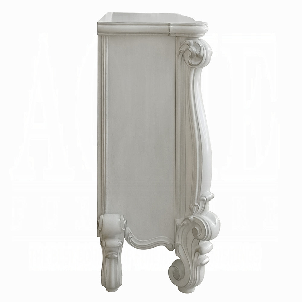 Gilded Antique Luxury Fireplace - Antique White