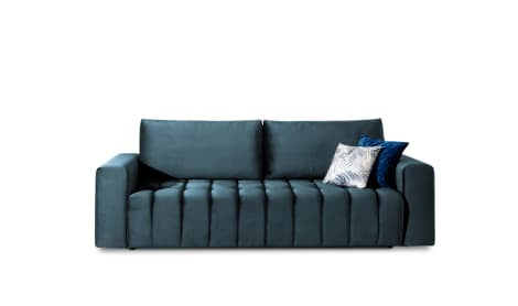 Lazaro Condo Style 3 Seater Storage Sleeper Sofa - Multiple Colors