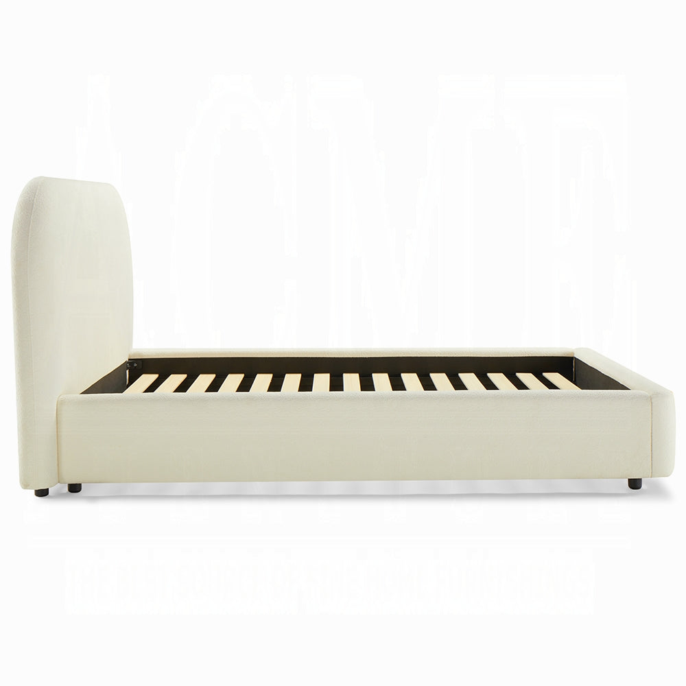 ReForm Creative Home Urban Upholstered Platform Bed - Beige Free Delivery USA & Canada