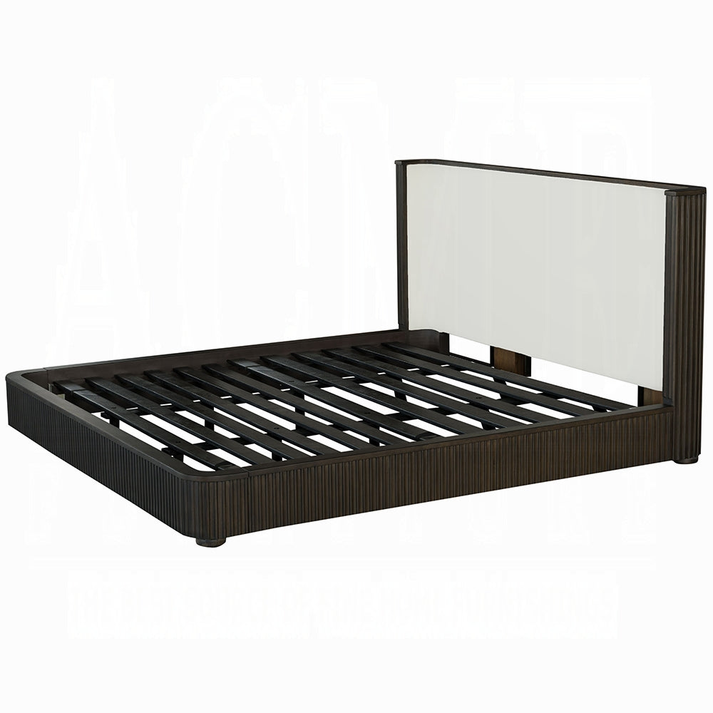 ReForm Creative Home Laffrey Luxury Chanel Detail Platform Bed - Espresso-Free Delivery-USA & CANADA