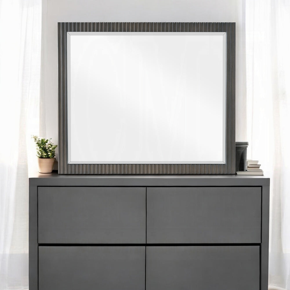 ReForm Creative Home Laffery Luxury Chanel Detail Dresser Mirror - Espresso-Free Delivery USA & CANADA