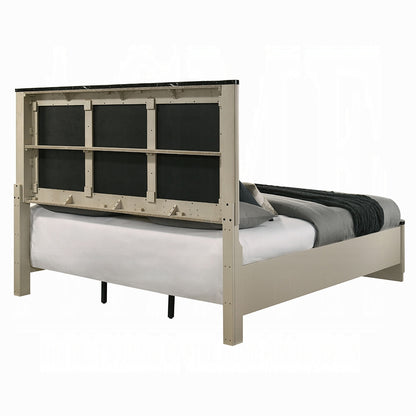 ReForm Creative Home Rhone Luxury Chanel Detail Bed - Greyish Beige Free Delivery USA & Canada