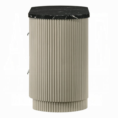 Rhone Luxury Chanel Nightstand - Greyish Beige