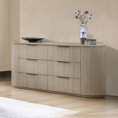 ReForm Creative Home Chianti Luxury Chanel Dresser- Light Oak-Free Delivery-USA & CANADA
