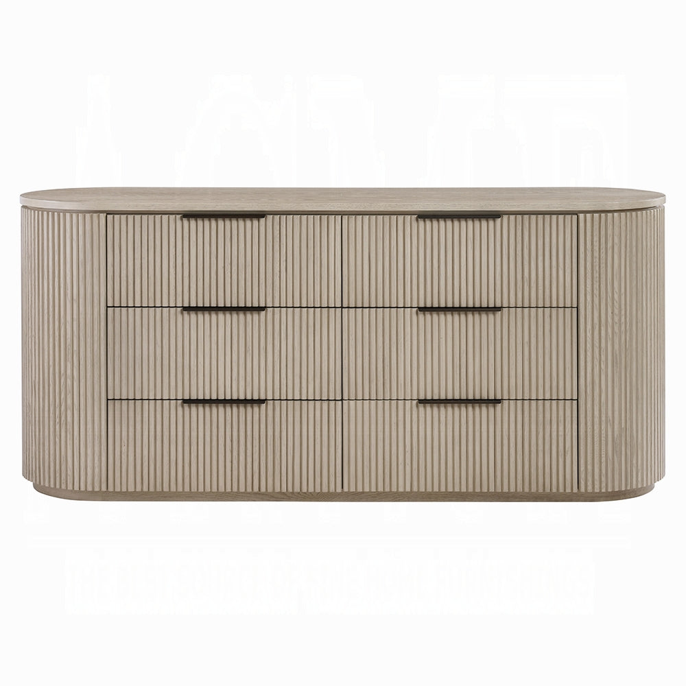 ReForm Creative Home Chianti Luxury Chanel Dresser- Light Oak-Free Delivery-USA & CANADA