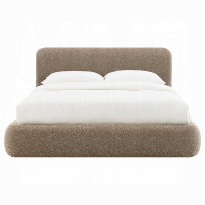 ReForm Creative Home Tapi Upholstered Platform Bed - Beige Free Delivery USA & Canada