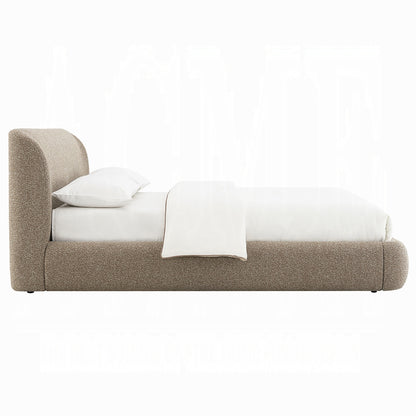 ReForm Creative Home Tapi Upholstered Platform Bed - Beige Free Delivery USA & Canada