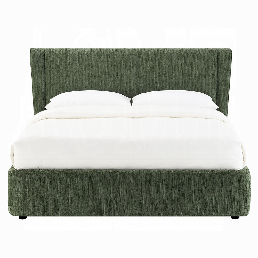 ReForm Creative Home Purus Upholstered Platform Bed - Moss Green Free Delivery USA & Canada