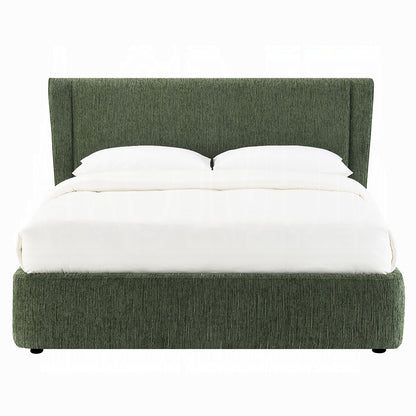 ReForm Creative Home Purus Upholstered Platform Bed - Moss Green Free Delivery USA & Canada