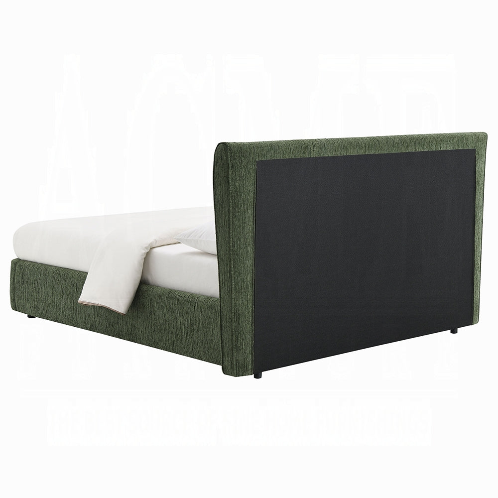 ReForm Creative Home Purus Upholstered Platform Bed - Moss Green Free Delivery USA & Canada