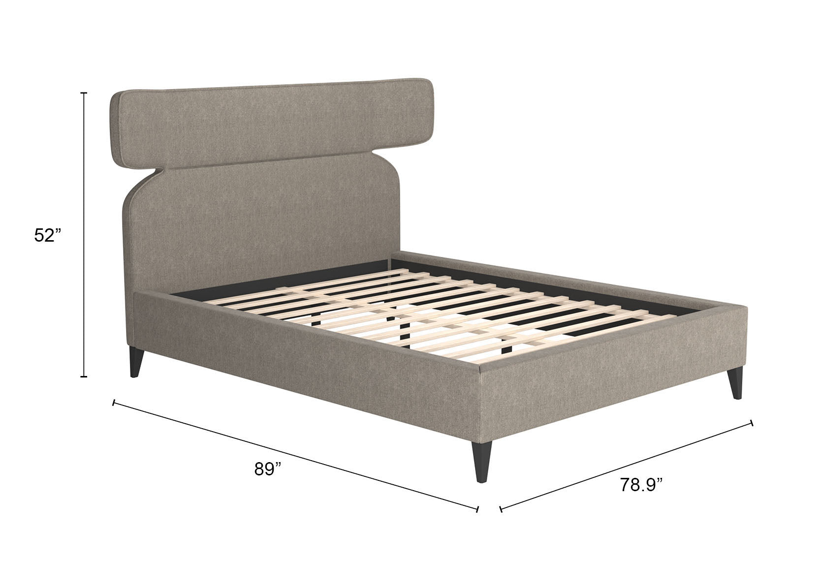 ReForm Creative Home Grove Performance Grade Platform Bed - Taupe
