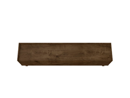 Malmo Modern 70.8" TV Stand with 2 Drawers - Rustic Brown