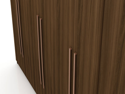 Torino Modern Freestanding Wardrobe - Brown