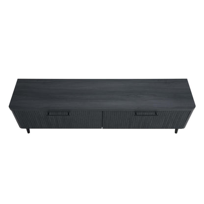ReForm Creative Home-Tempo 69" Fluted TV Stand with 2 Drawers - Multiple Color Options
