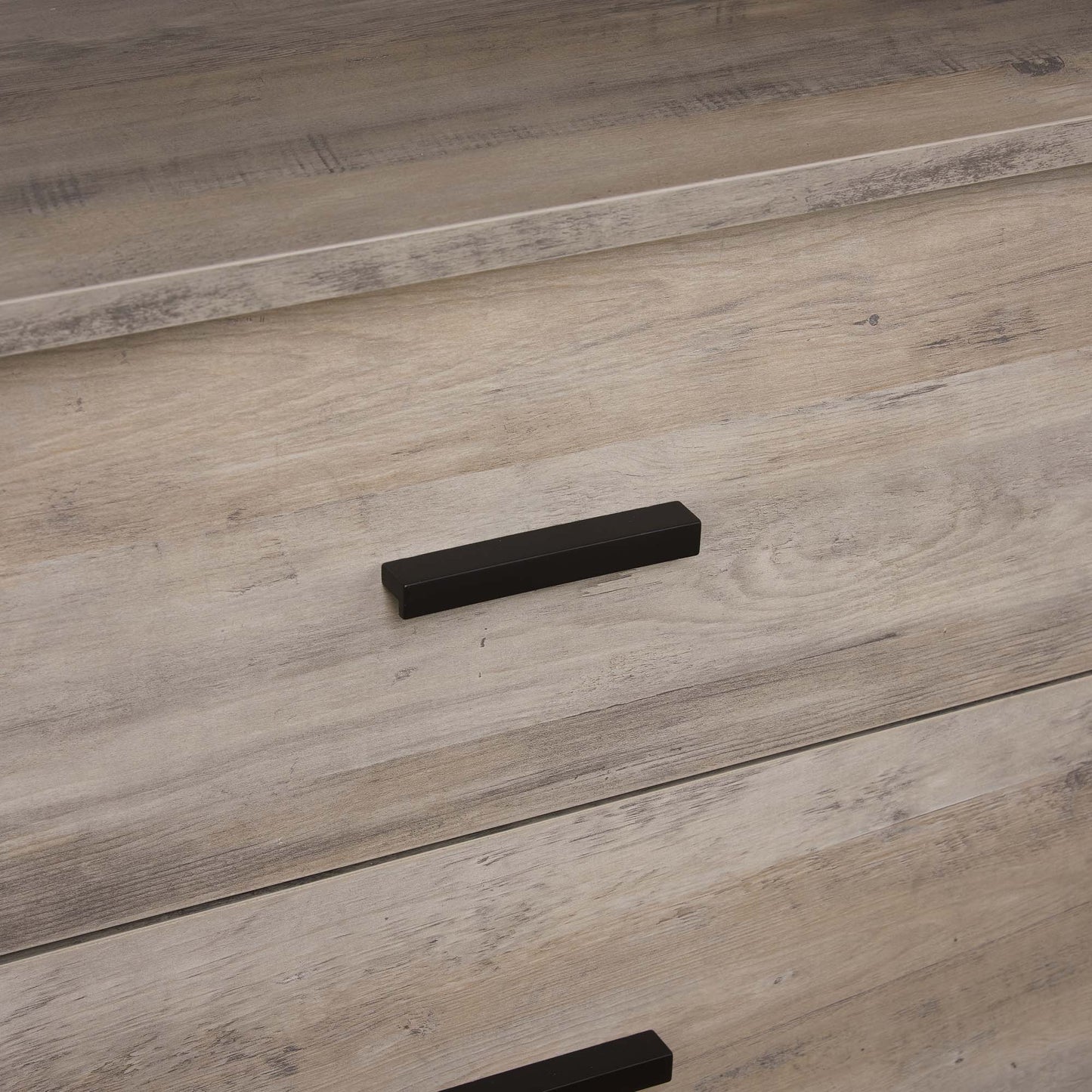 Genoa Modern 2-Piece Freestanding Wardrobe - Rustic Grey