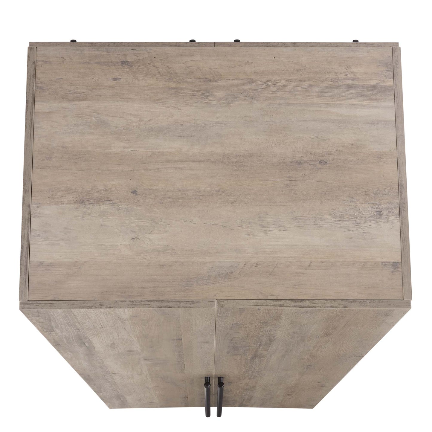 Genoa Modern 2-Piece Freestanding Wardrobe - Rustic Grey