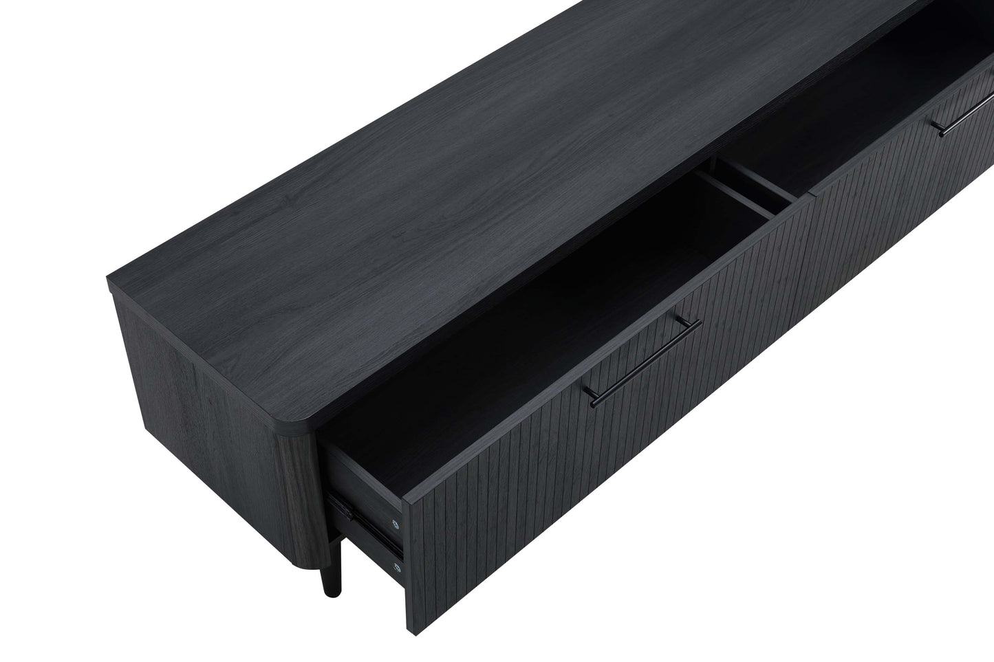 ReForm Creative Home-Tempo 69" Fluted TV Stand with 2 Drawers - Multiple Color Options