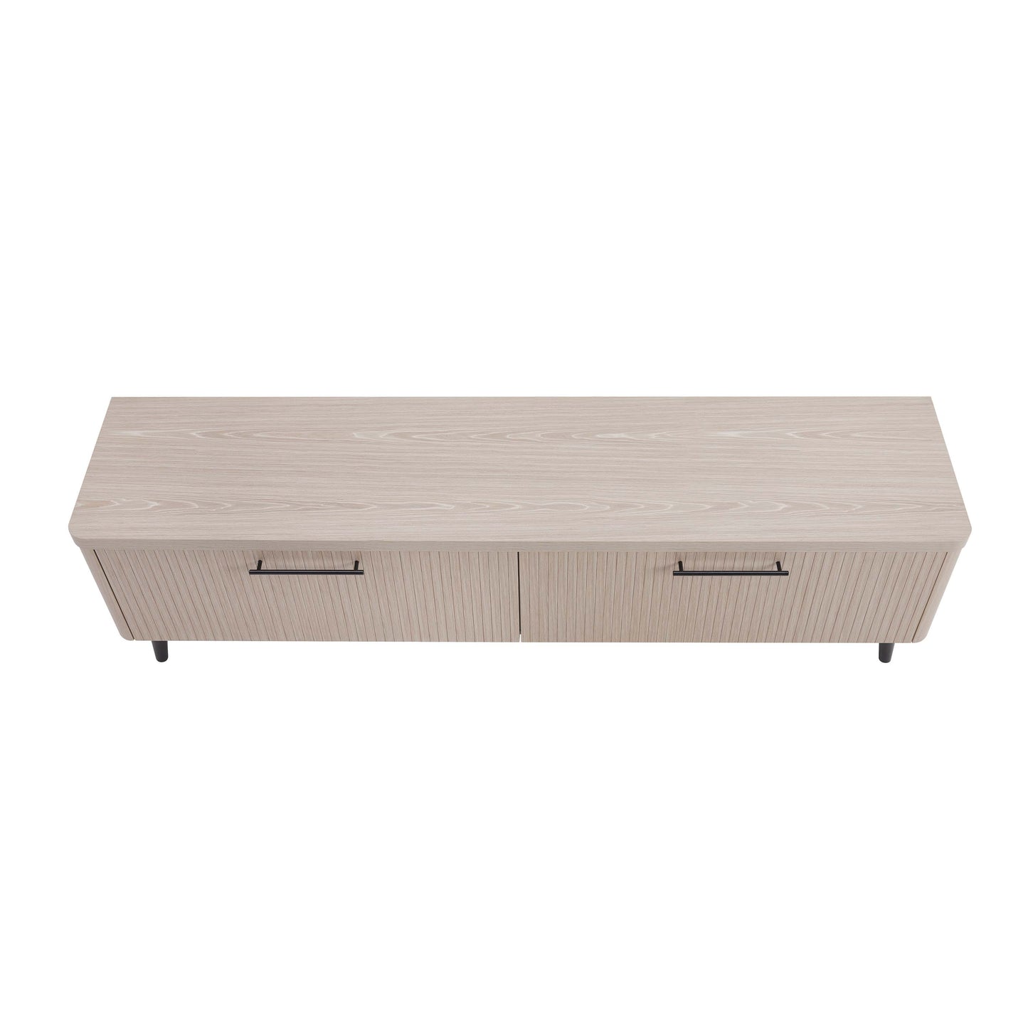 ReForm Creative Home-Tempo 69" Fluted TV Stand with 2 Drawers - Multiple Color Options